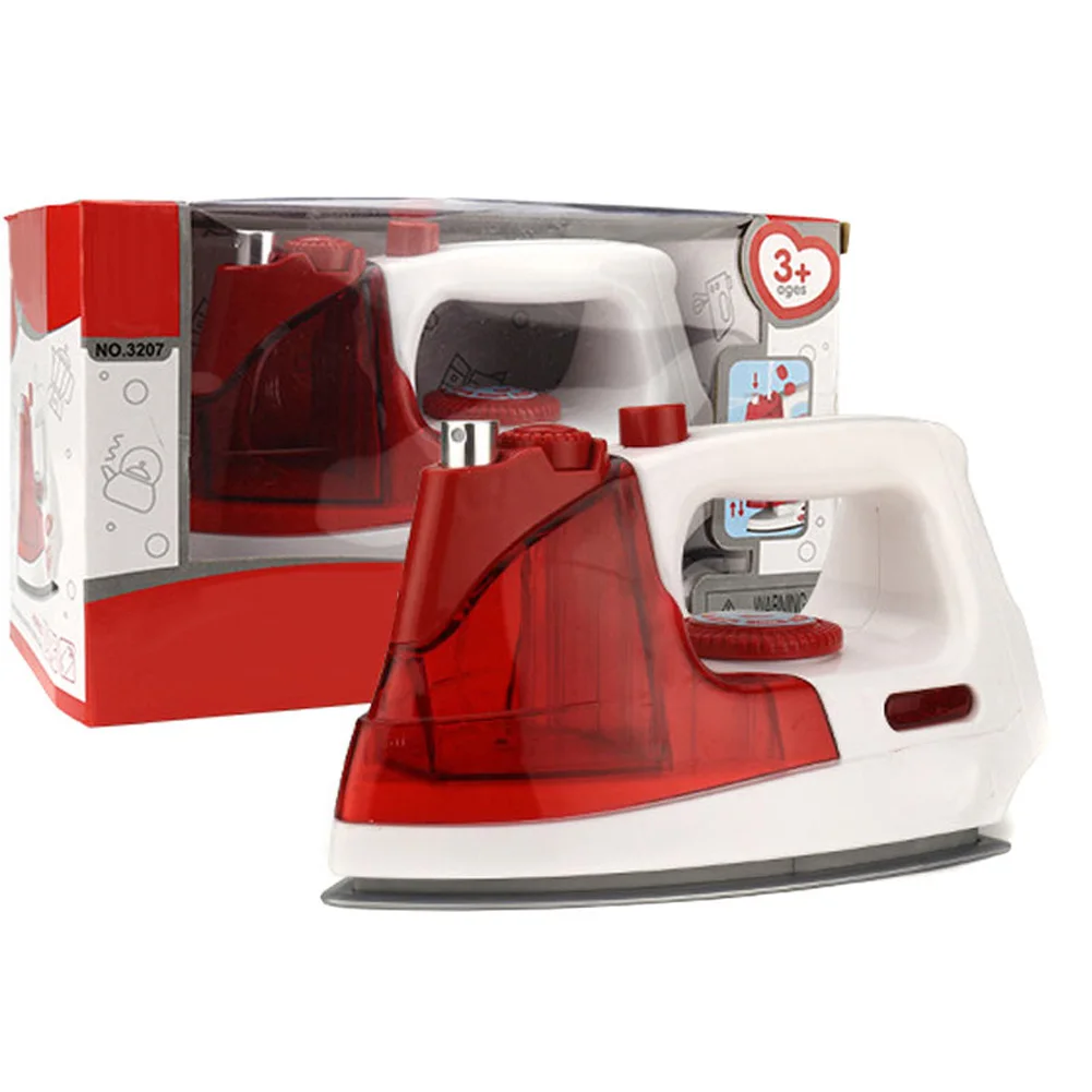 Electric iron Мини домашний ролевой игры кухонные детские игрушки пылесос плита развивающие игрушки набор - Цвет: Electric iron