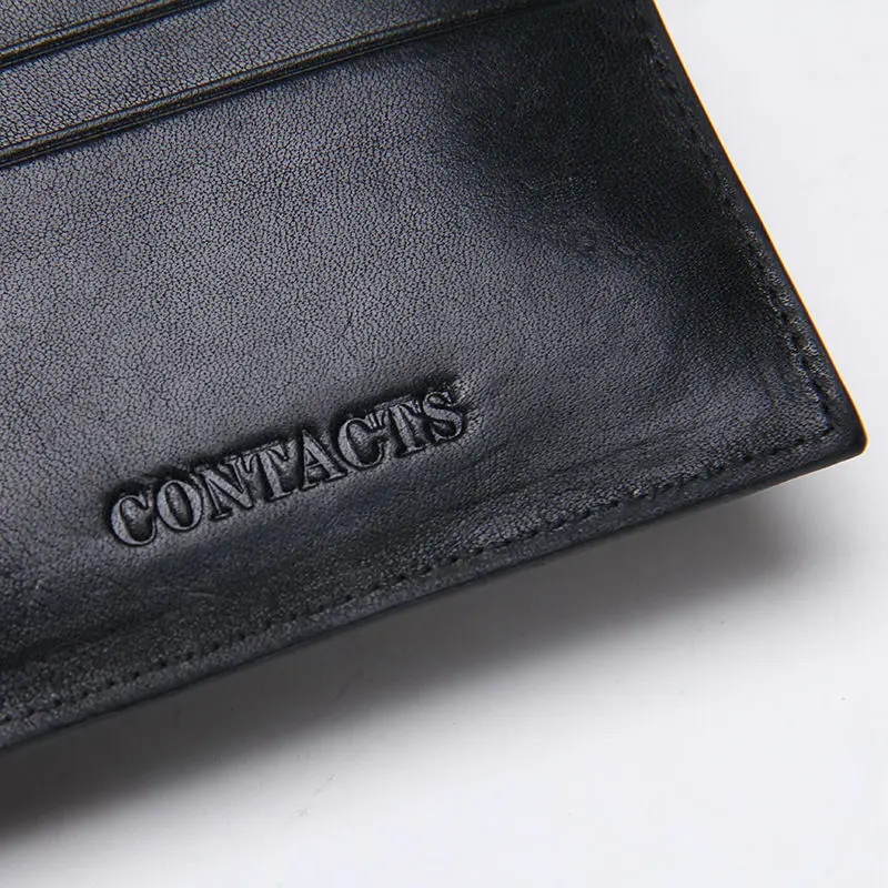 CONTACT'S брендовый кошелек из 2017 натуральной кожи для карт органайзер Мини тонкие