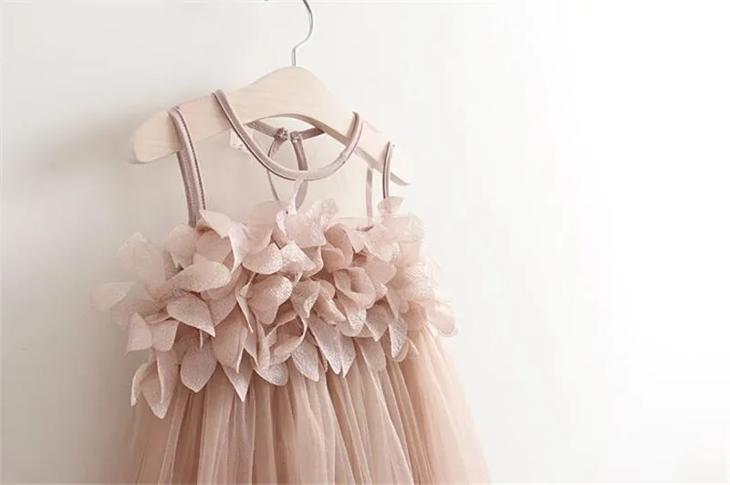 BibiCola Girls Dress Kids Applique Princess Summer Children Party Cool Print Cute Sleeveless Small | Детская одежда и обувь