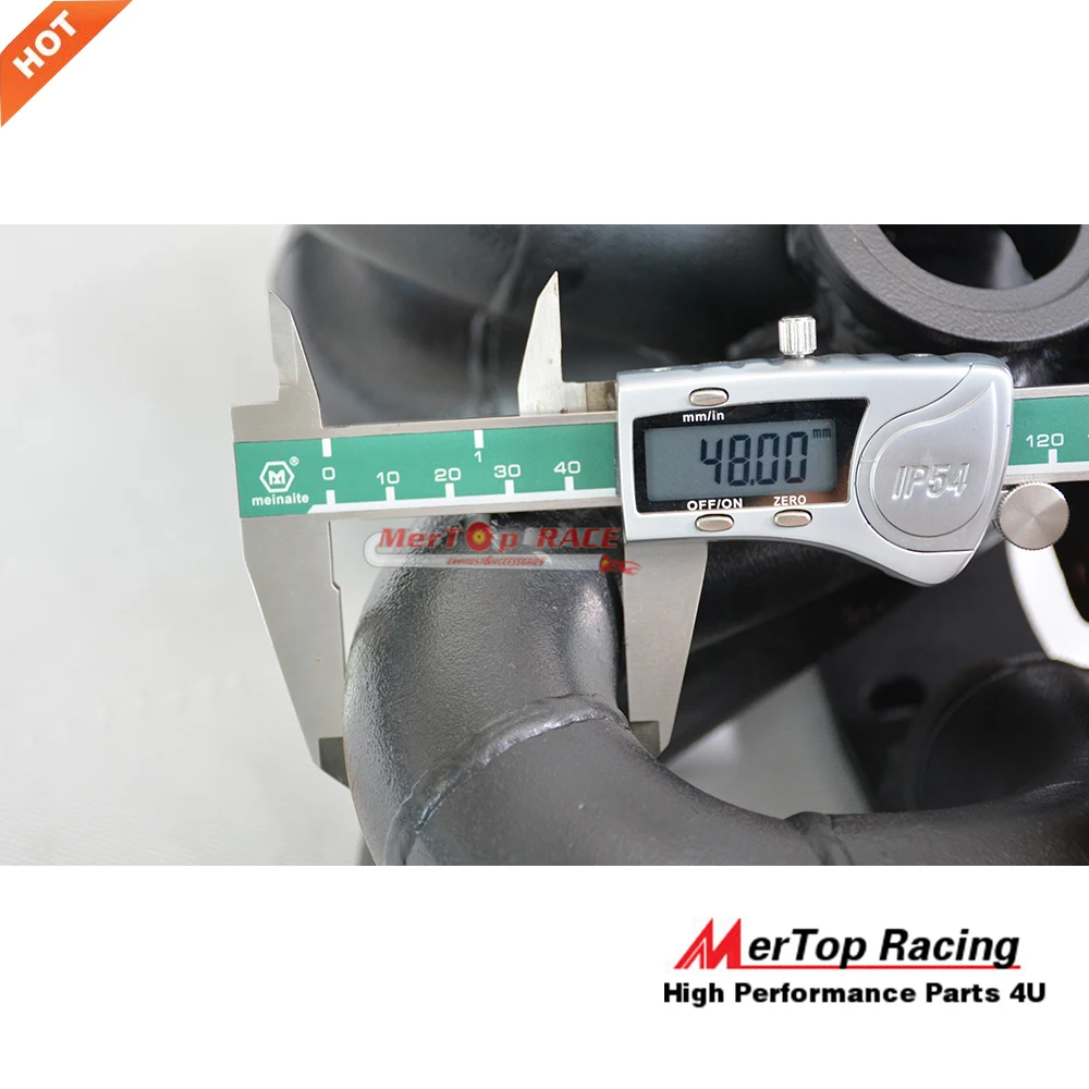 MERTOP RACING 3 мм Толщина 48 OD T3 Паровая труба для SR20det SR20 S13/S14 240s Верхнее Крепление турбо