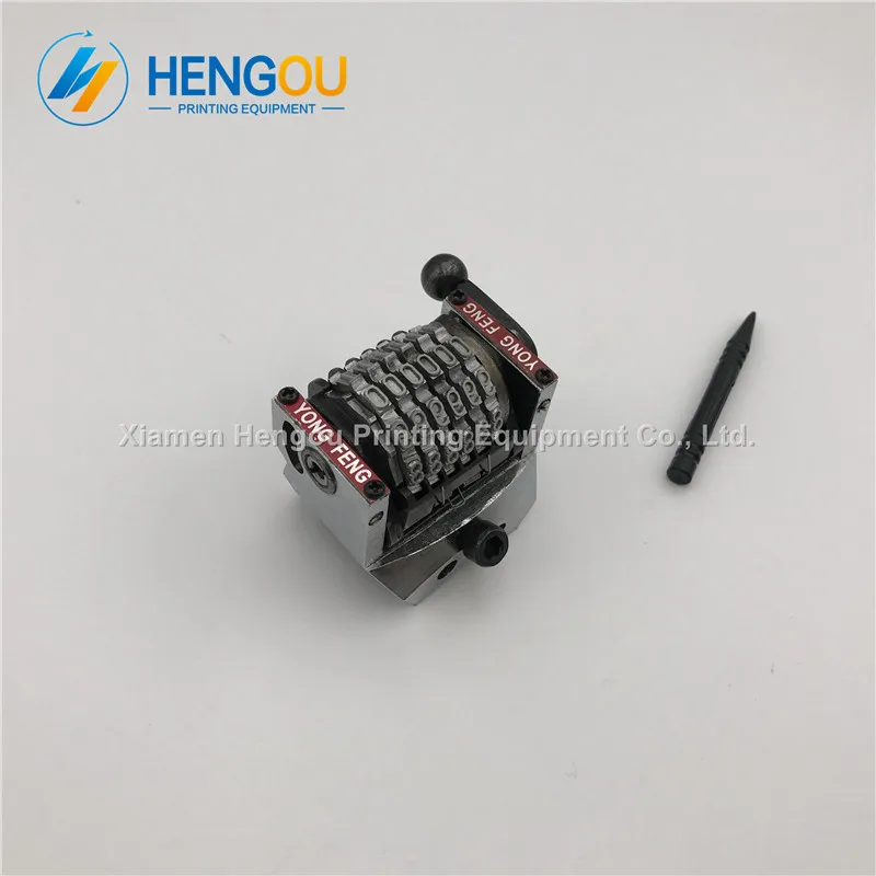 2 шт. Бесплатная доставка Hengoucn GTO части 6 цифр нумерация машина вертикальный режим