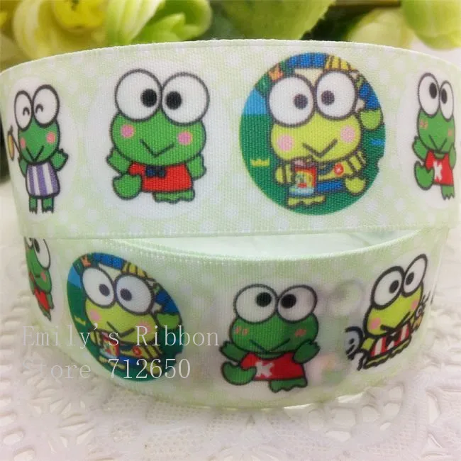 Satin Ribbon Printed cartoon image 1'' 25mm ribbon gift wrapping accessory hairbow garment diy 10 yards free shipping | Дом и сад