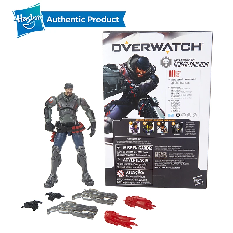 Hasbro Overwatch Ultimates Tracer Sombra Lucio Blackwatch Reyes 6 дюймов Коллекционные Фигурки Лидер продаж популярные на рынке