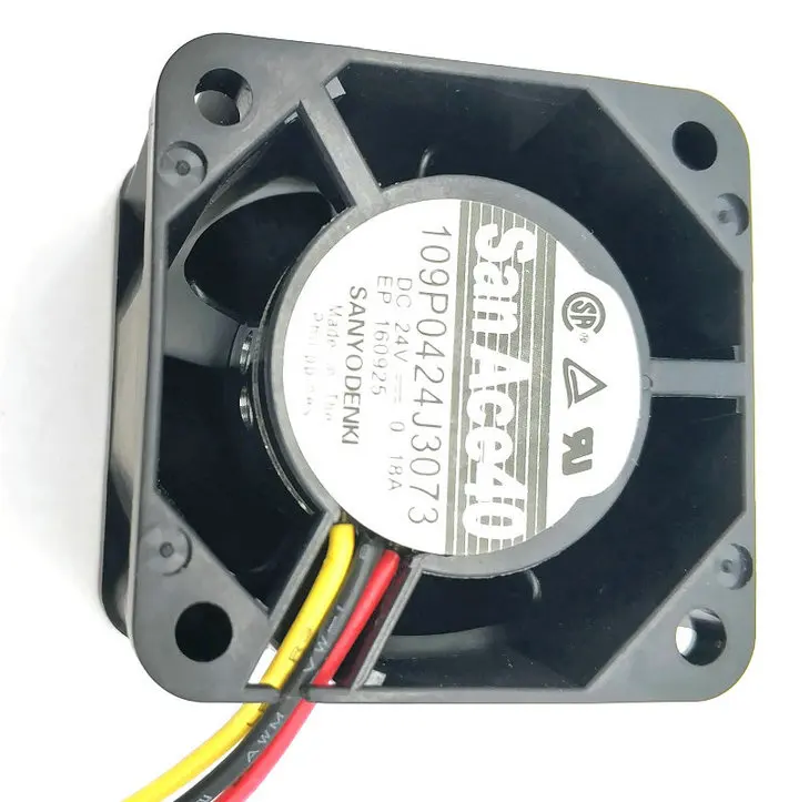 Оригинальный инверторный охлаждающий вентилятор Sanyo 109P0424J3073 40*40*28 мм 24 В 0 18 а 4