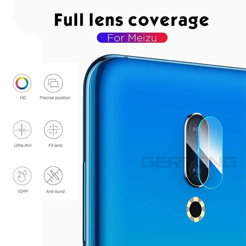 Защитное стекло для камеры 2 шт. закаленное Meizu 7 Plus Note 8 9 Pro X8 M 6t 5 6 задняя пленка |