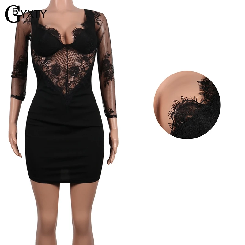 GBYXTY женское элегантное кружевное вечернее платье с открытой спиной Vestido весенне