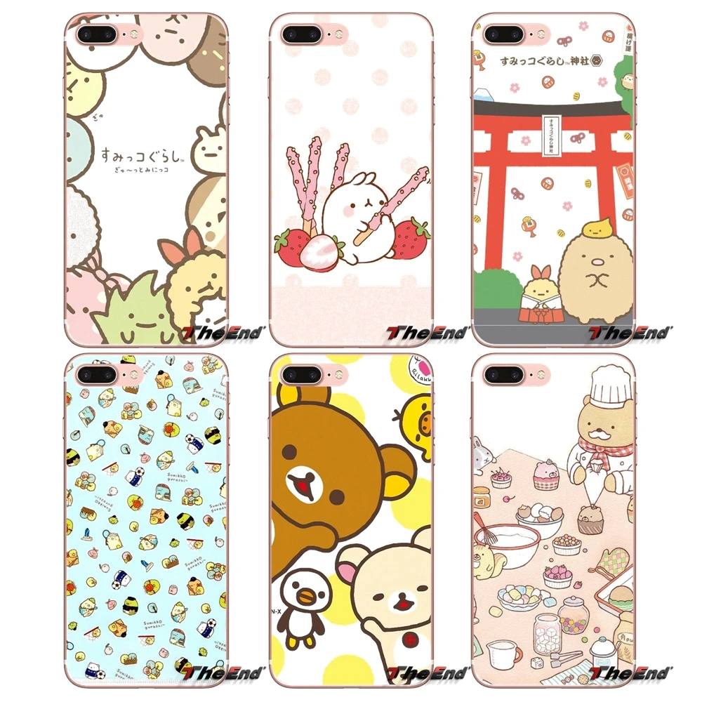 Sumikko gurashi художественный Мягкий силиконовый чехол для Samsung Galaxy S3 S4 S5 MINI S6 S7 edge S8 Plus