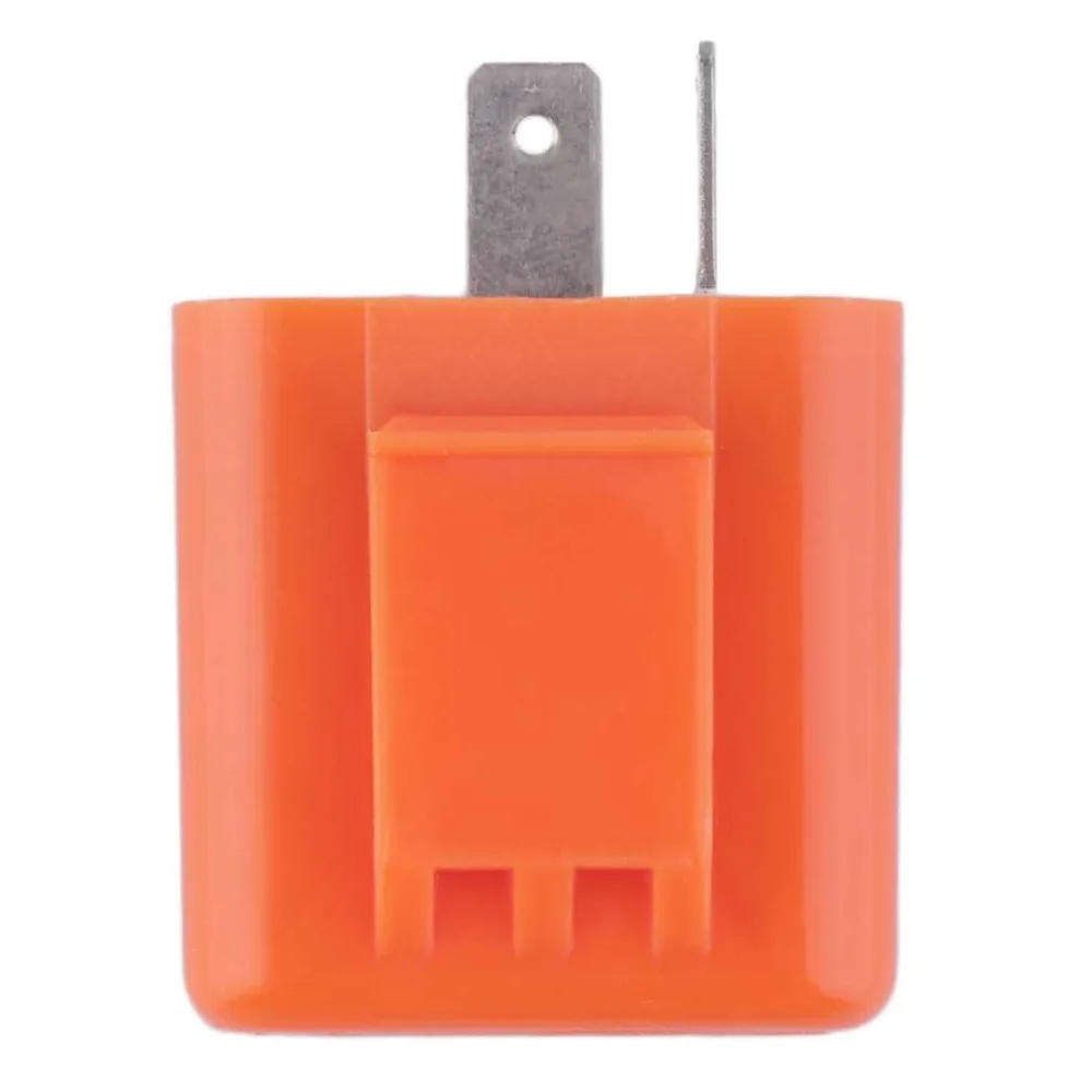 2 Pin Universal Speed Adjustable LED Flasher Relay Motorcycle Turn Signal Indicator Easy to Install Orange | Освещение