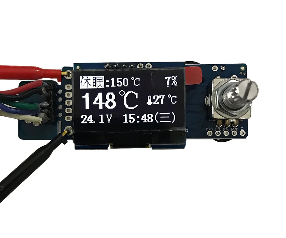 YIMAKER T12 OLED цифровой паяльник станция регулятор температуры STC английский дисплей доска без акриловой платы