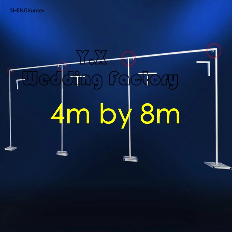 Цена свадебный фон стент для свадебного фона оцинкованная Колонка 10ft* 10ft/10ft* 20ft/4m* 8m
