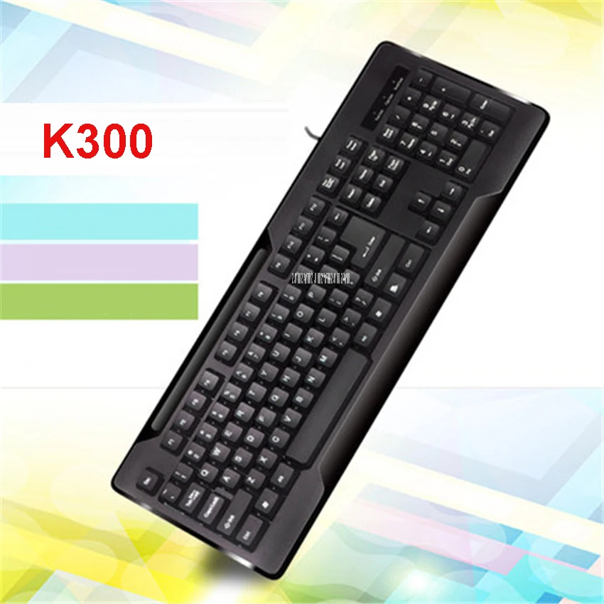 Клавиатура K300 проводная USB настольная офисная Интернет-кафе для игр дома