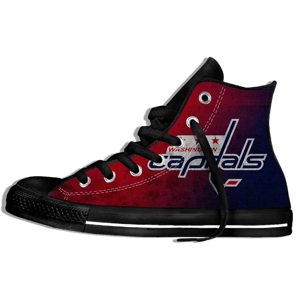 2019 Newest Shoes Hockey League Team Confortable Light Weight Washington Capitals Logo High Top Sneakers | Обувь