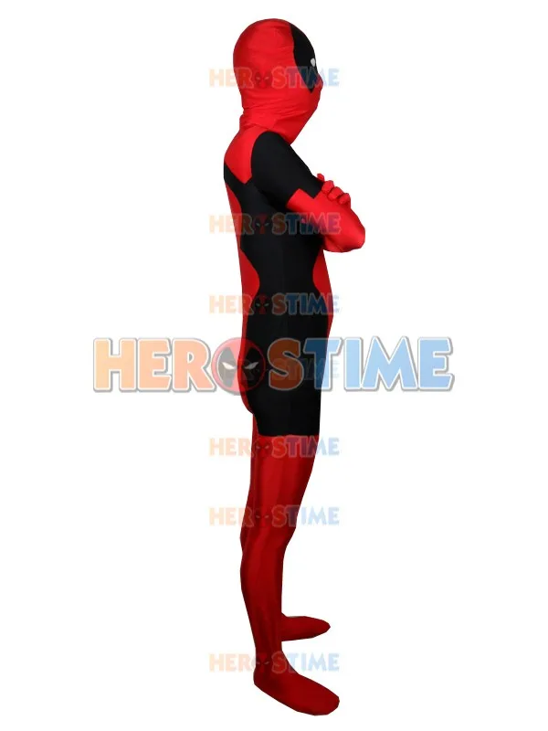 Фильма Дэдпул Рубашки костюмы зентай лайкра спандекс Deadpool Хэллоуин Костюмы для