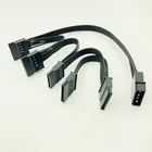 Блок питания для жесткого диска BTBcoin Molex, разветвитель с 4 контактами IDE, 1 на 5 SATA, 15 контактов, кабель питания для ПК сделай сам, кабель с 4 контактами на 15 контактами, 60 см