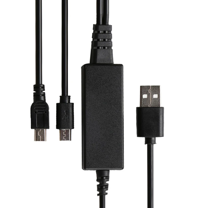 2 в 1 usb зарядный кабель адаптер для PSVR PLAYSTATION VR PS4 11.5ft/3 5 m двойной шок