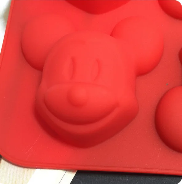 Силиконовая форма 3D Микки форма для украшения тортов форма для пудинга, желе форма для мыла DIY Инструменты для выпечки печи могут быть применимы формы для выпечки