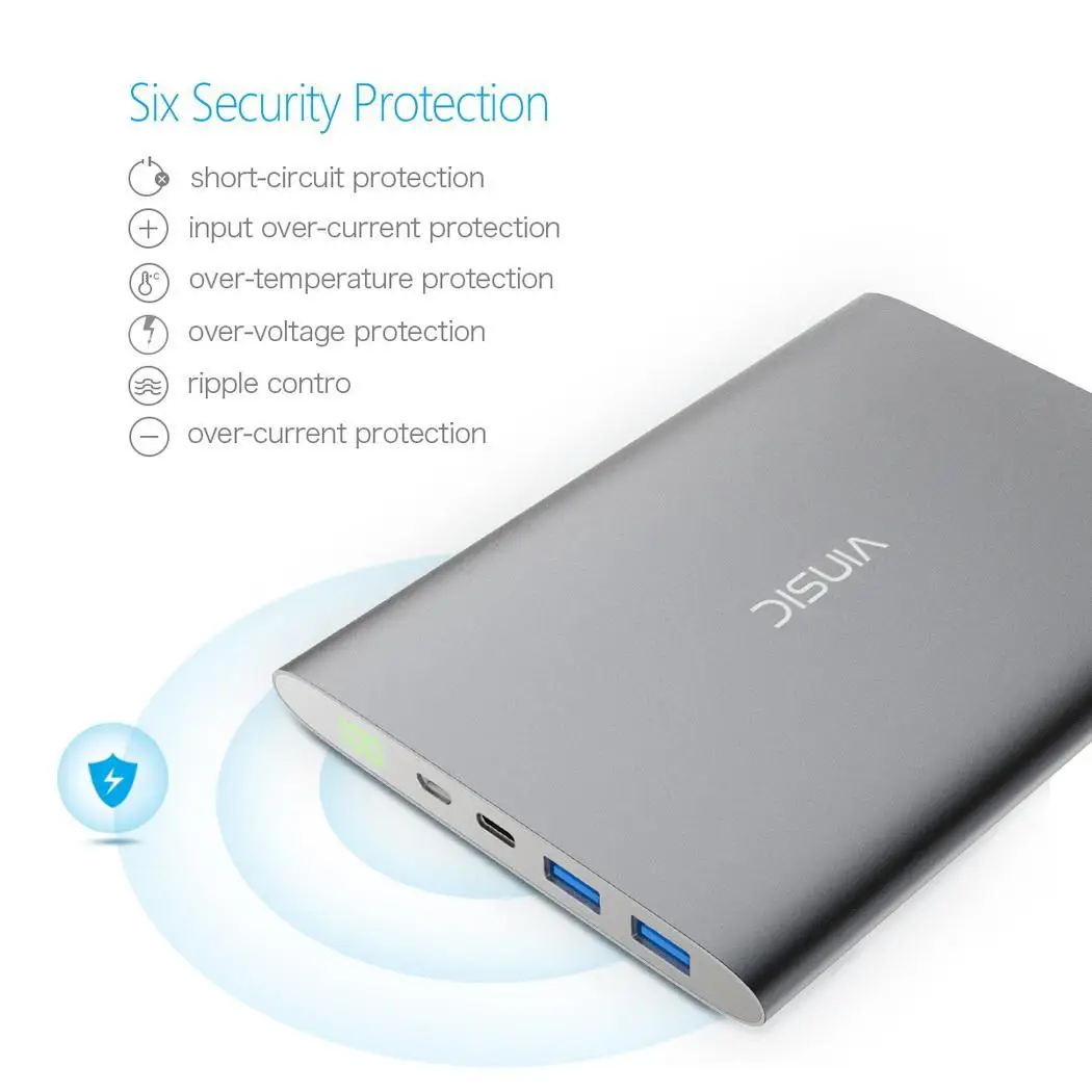 20000 мАч двойной USB Смарт Зарядка батарея power bank банк для мобильного