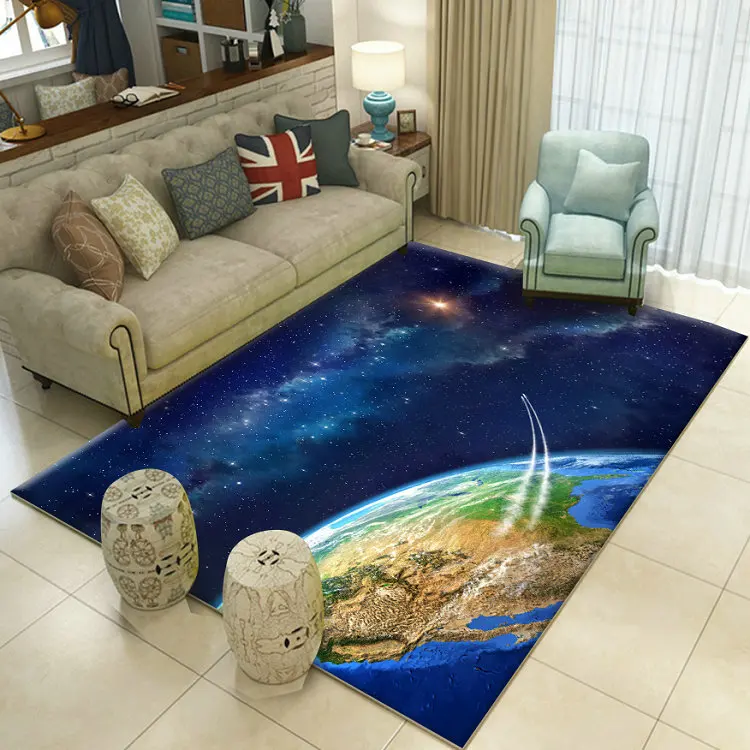 3D Dream Universe Galaxy Space ковры для гостиной спальни коврики для детской комнаты декор мягкий ковер детские коврики для ползания детские подарки - Цвет: 4