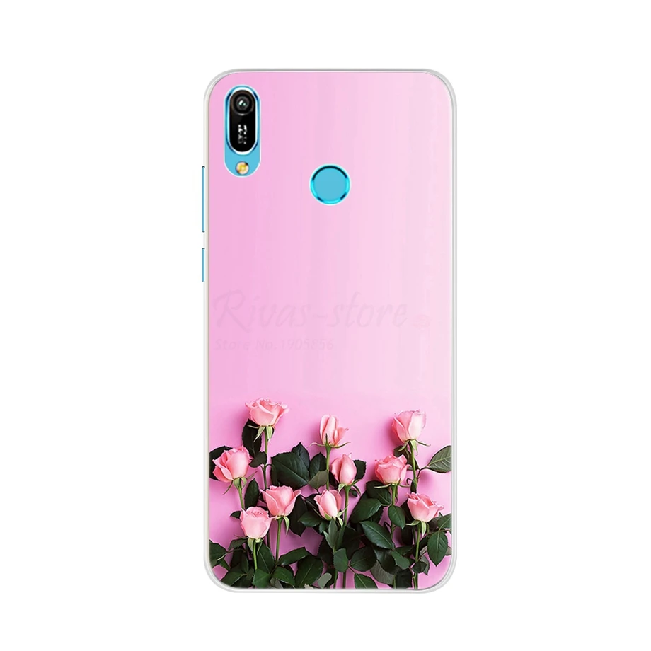 Белый Для huawei Y6 чехол huawei Y6 силиконовый чехол мягкий чехол для телефона для huawei Y6 MRD-LX1 MRD-LX1F Y6 Prime Pro чехол - Цвет: Белый