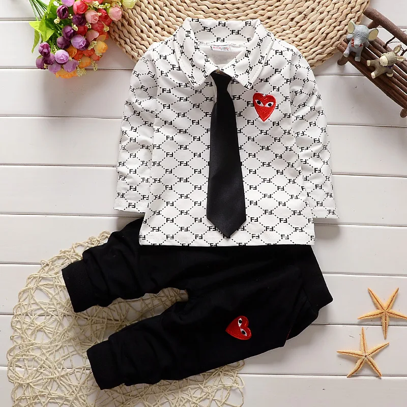 2 шт. для маленьких мальчиков Одежда девочек из хлопка Топы Корректирующие +