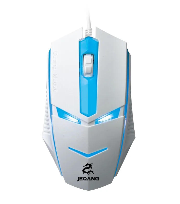 Hot New Promotion Small Special Shaped 3 Buttons USB Wired Luminous Gamer Computer Gaming Mouse