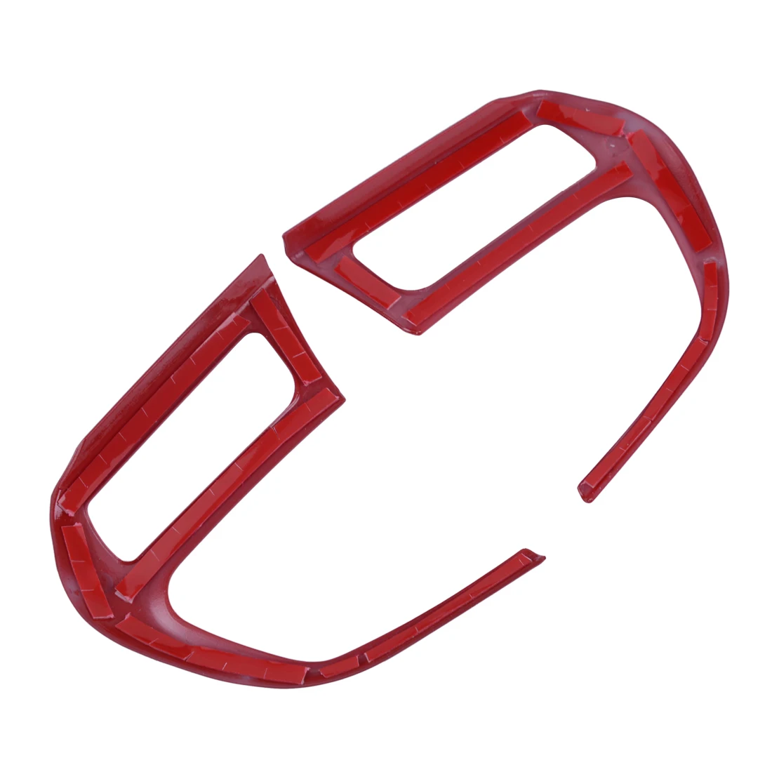 

CITALL Red ABS Car Auto Interior Steering Wheel Button Molding Cover Trim Sticker Decoration Fit For Jeep Compass Renegade 2017