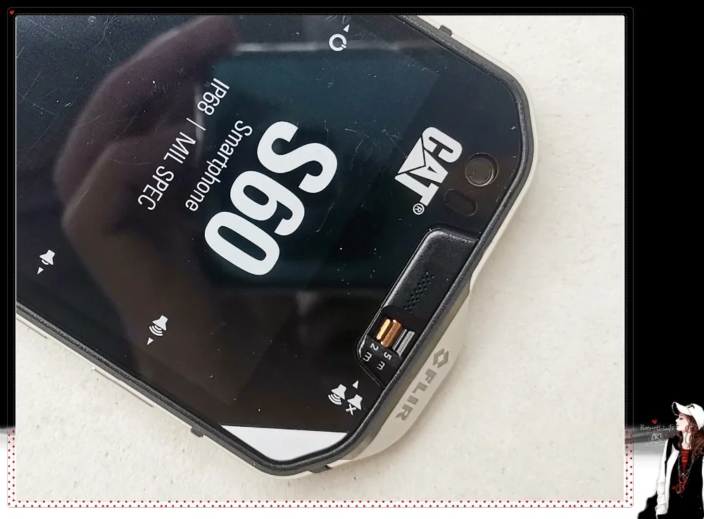 Б/у) рамка+() сенсорный+() ЖК для CAT S60