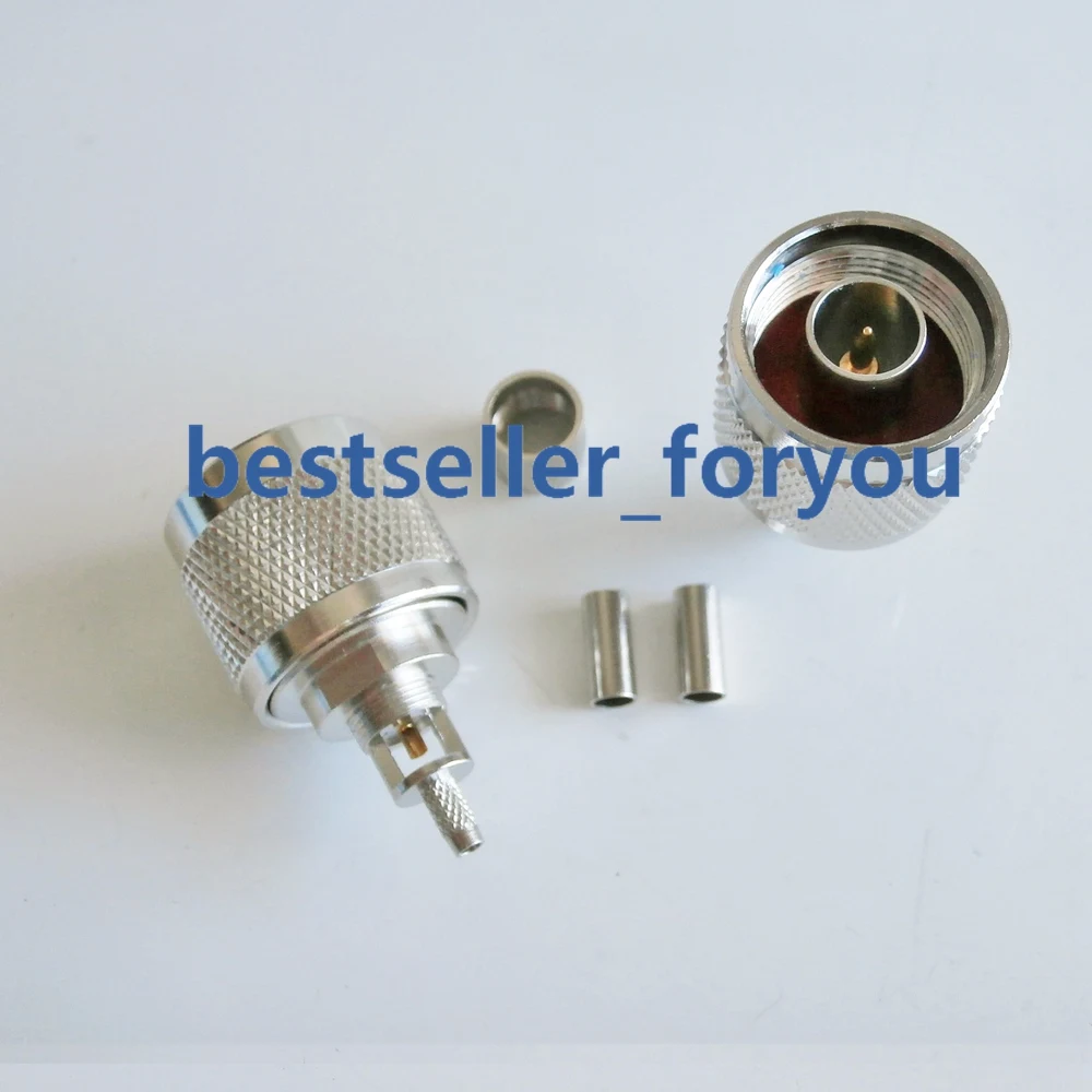 N Мужской обжимной RF Coxial разъем прямой для RG316 RG174 LMR100 коаксиальный кабель Быстрая
