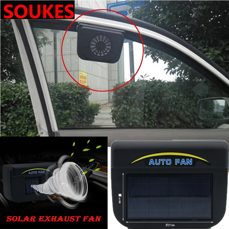 Solar Car Cooler Radiator Auto Air Vent Cooling Fan For Toyota Corolla Avensis RAV4 Yaris Auris Hilux Prius verso MG 3 ZR Buick
