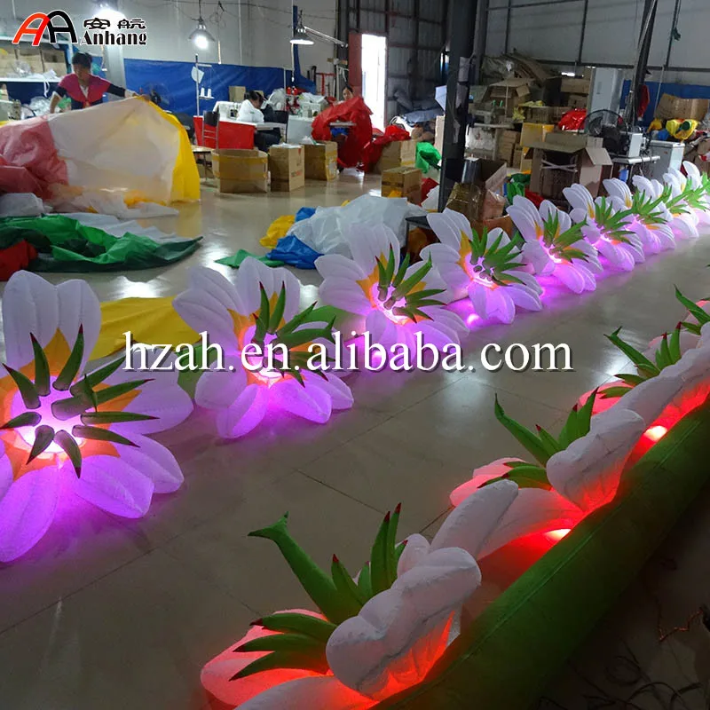

Colorful Lighting Inflatable Flower for Wedding Party Decoration