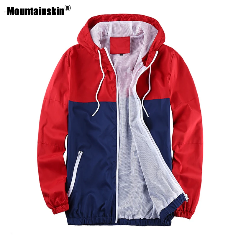 Мужская куртка с капюшоном Mountainskin камуфляжная приталенная в стиле пэчворк