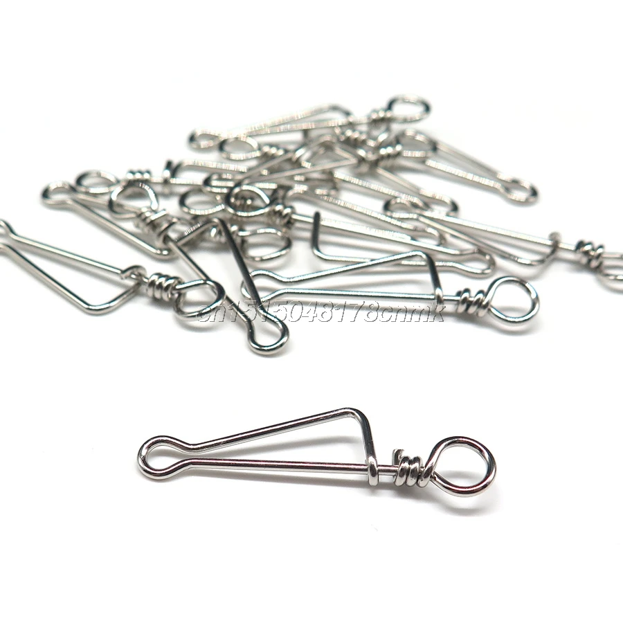 100 шт./лот итальянские рыболовные снасти из нержавеющей стали | Спорт и