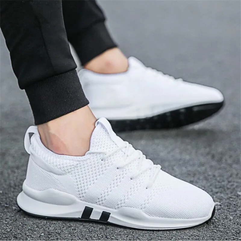 New Mesh Men Casual Shoes Lac-up Lightweight Walking Sneakers Breathable Sport Running Tenis Feminino Zapatos | Обувь