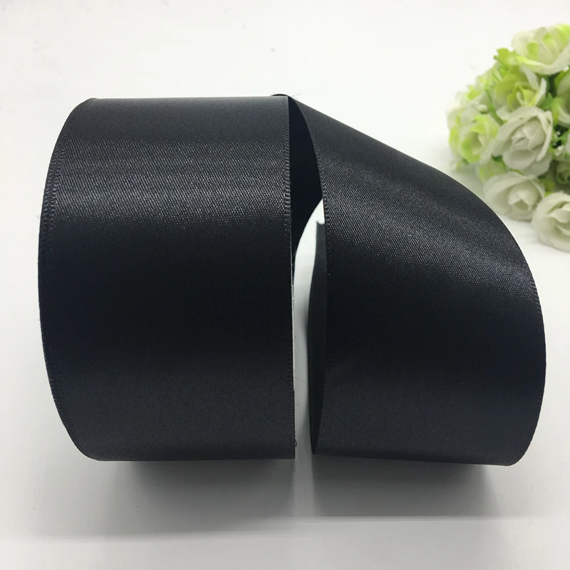 5 ярдов/партия 50 мм|black satin ribbon|sewing suppliessatin ribbon bows |