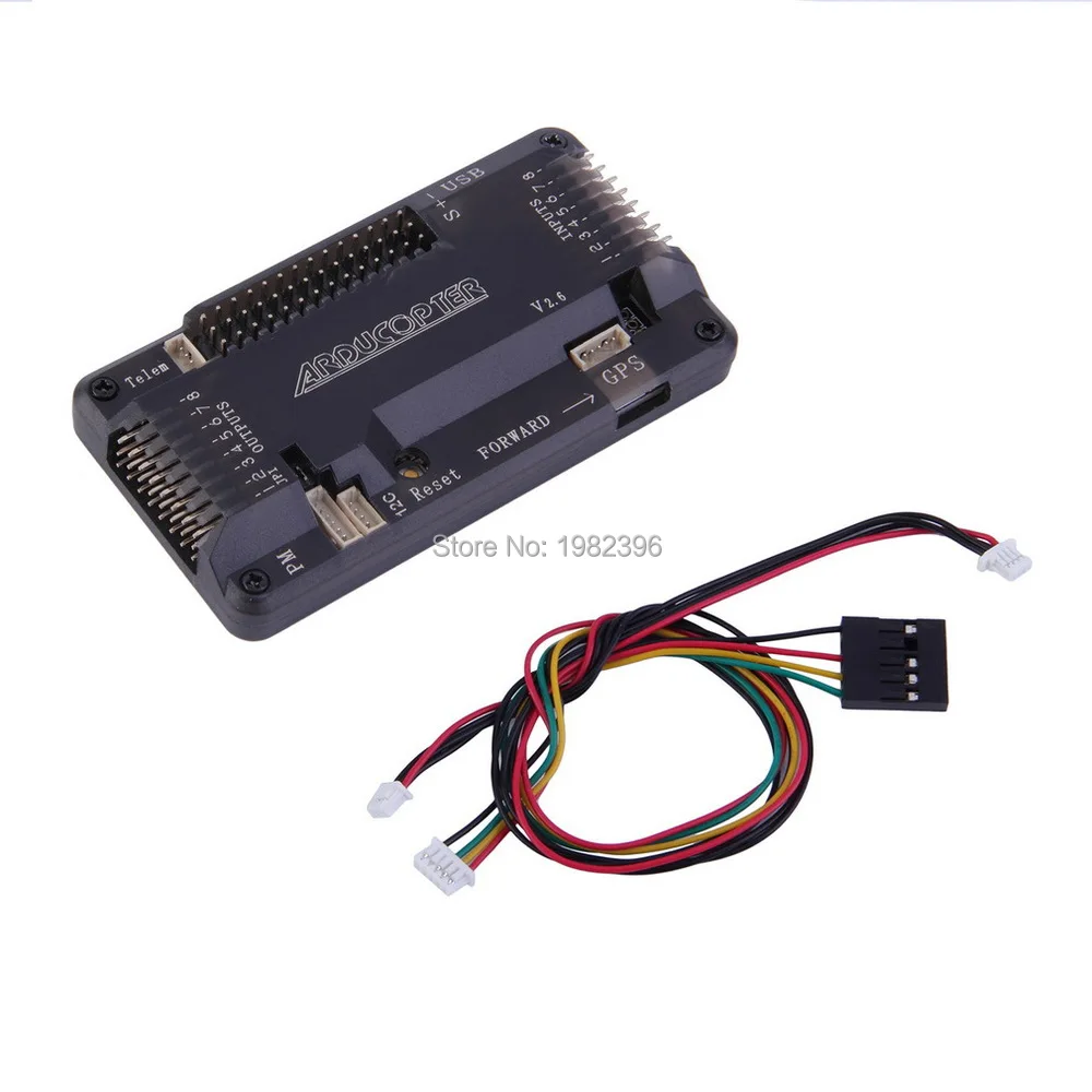 Ardupilot Mega APM2.6 APM2.8 контроллер полёта APM 2 6 + 6M GPS с компасом для квадрокоптера FPV