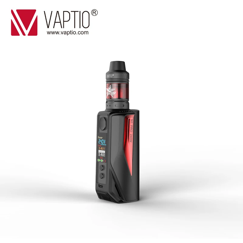【LIMITED 】vape KIT Vaptio N1 Pro LITE Kit 200 Вт электронная сигарета 2,0 мл Коробка для бака Vape Mod 510 резьба подходит для аккумулятора 18650