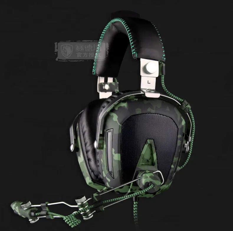 SADES A90 Pilot USB 7,1, игровые наушники с объемным звуком, гарнитура, 7 цветов, дыхательные огни для PC Gamer, камуфляж