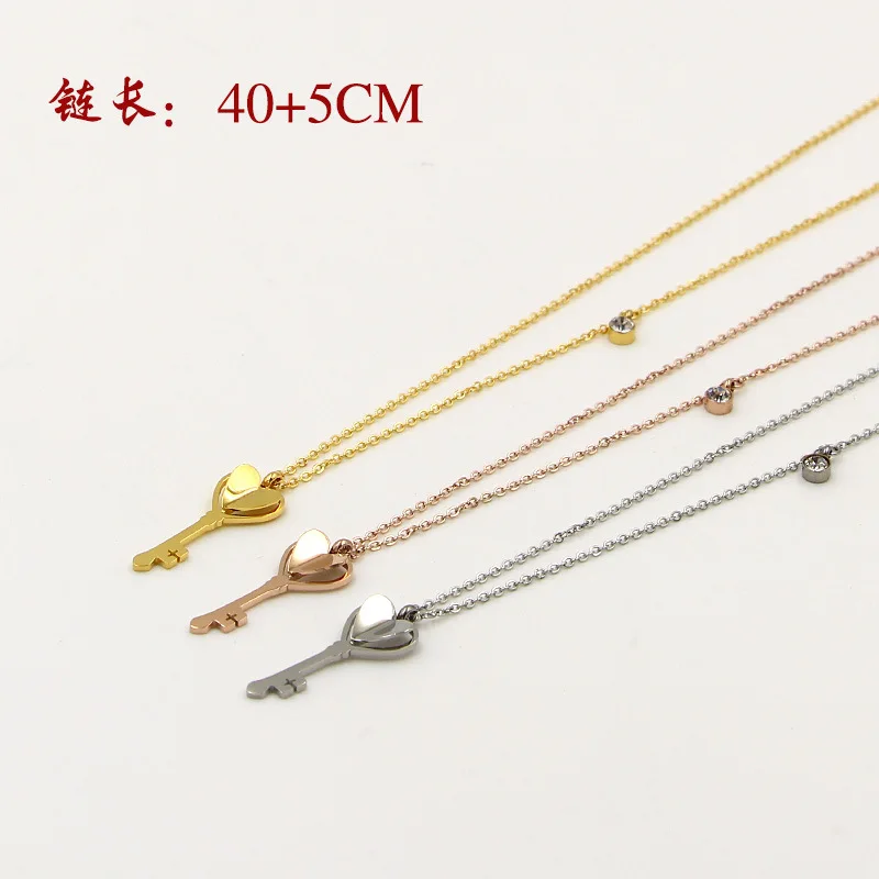 Женское колье из нержавеющей стали с подвеской в виде сердечка|necklace women|pendant