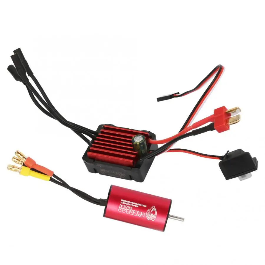 3200KV 4500KV 5800KV 25A/35A RC автомобиль бесщеточный+ Бесщеточный Регулятор Скорости набор ESC водонепроницаемый для 1/18 1/16 скалолазания