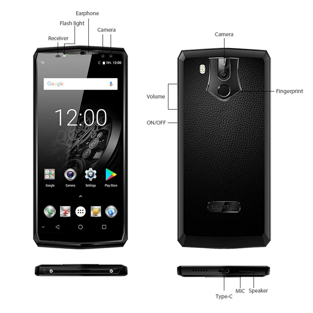 Oukitel K10 FACE ID 6 0 дюйма ГБ Оперативная память 64 Гб Встроенная 11000 mAh Android 7 Helio P23