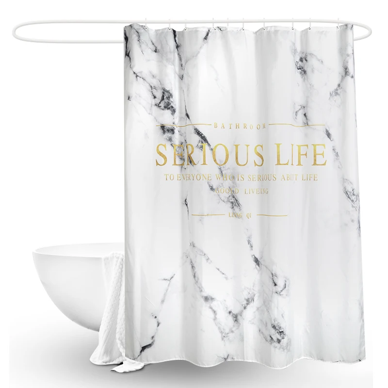 Не в мраморном стиле ванная комната полиэстер занавески для душа скандинавские
