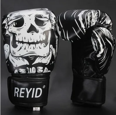 BoxingGloves1 Для взрослых женщин и мужчин из искусственной кожи тренировочные защитные перчатки ММА Муай Тай Boxe De Luva перчатки Санда протектор боксерские перчатки 8 10 12 6 унций - Цвет: BoxingGloves1