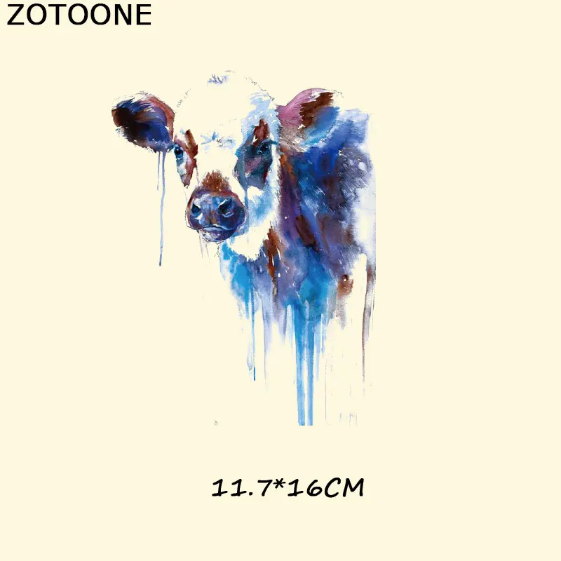 032003 ZOTOONE, дизайн, животные, серия, патч, футболка, пресс, стикер, а-уровень, моющийся, утюжок, Переводные патчи для одежды F - Цвет: 032003