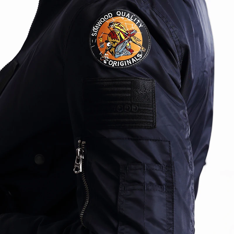 Мужская бейсбольная куртка МА 1 SIMWOOD бомбер в стиле Хип хоп зимний жакет 2019