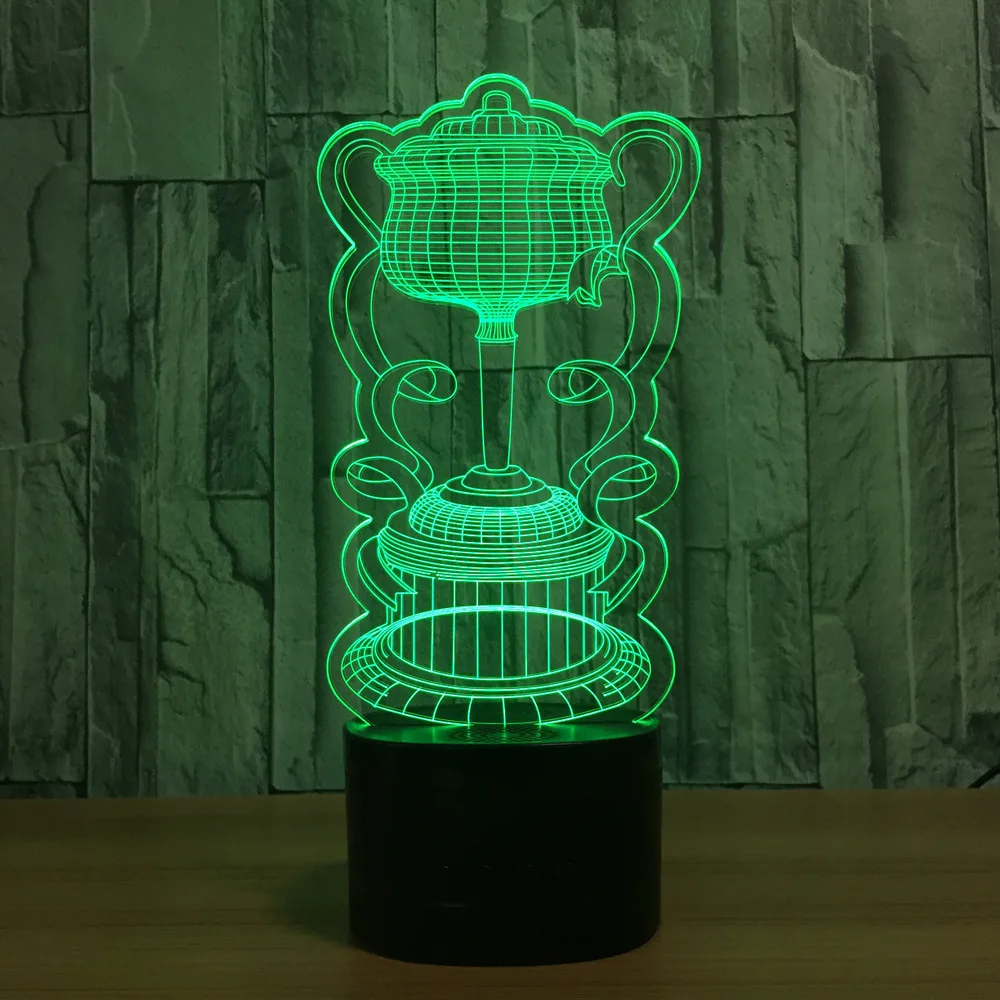 3d светильник 7 цветов светодиодный ночник для детей сенсорный Led Usb Таблица Lampara