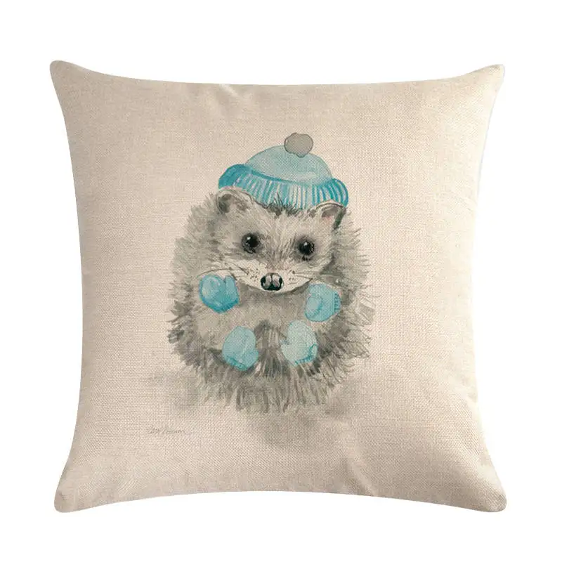 Чехол для подушки с рисунком мыши солнцезащитных очков цветов наволочки