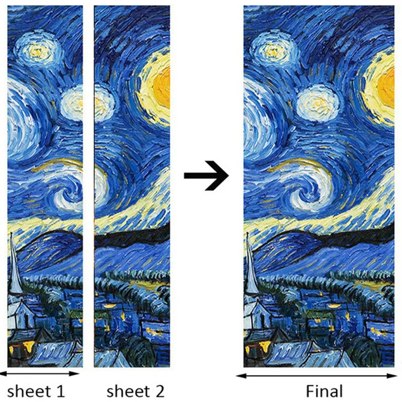 3d оригинальная наклейка на дверь водонепроницаемая с пасты бумага для украшения