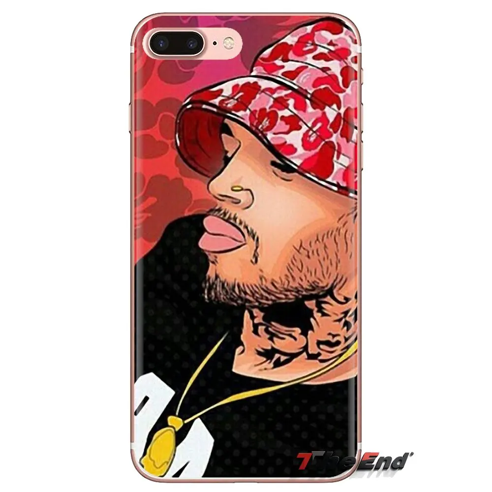 Прозрачный чехол из ТПУ для Huawei G7 G8 P7 P8 P9 P10 P20 P30 Lite Mini Pro P Smart Plus 2017 2018 2019 Chris Brown Breezy RNB