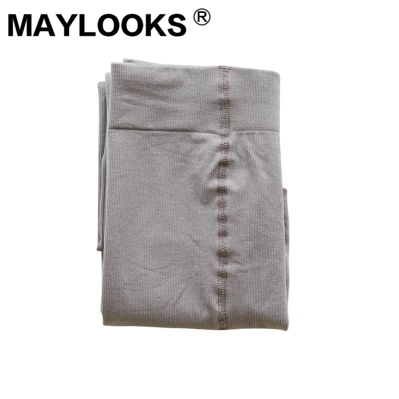 Maylooks/Новинка 280D бархатные тонкие вертикальные колготки женские весенние и