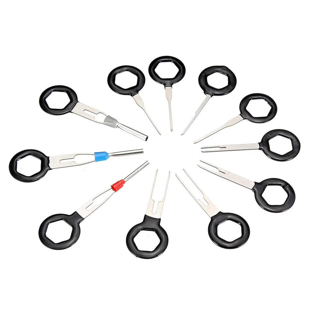 

Hot 11PCS Car Terminal Removal Tool Wiring Connector Extractor Puller Release Pin SS JLD